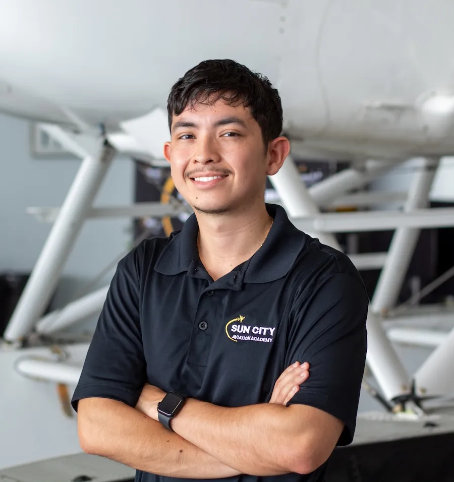 Sun City Aviation Certified Flight Instructor Tyler Franco-Pinto