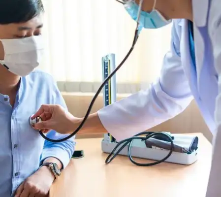 sun city aviation student taking a medical exam