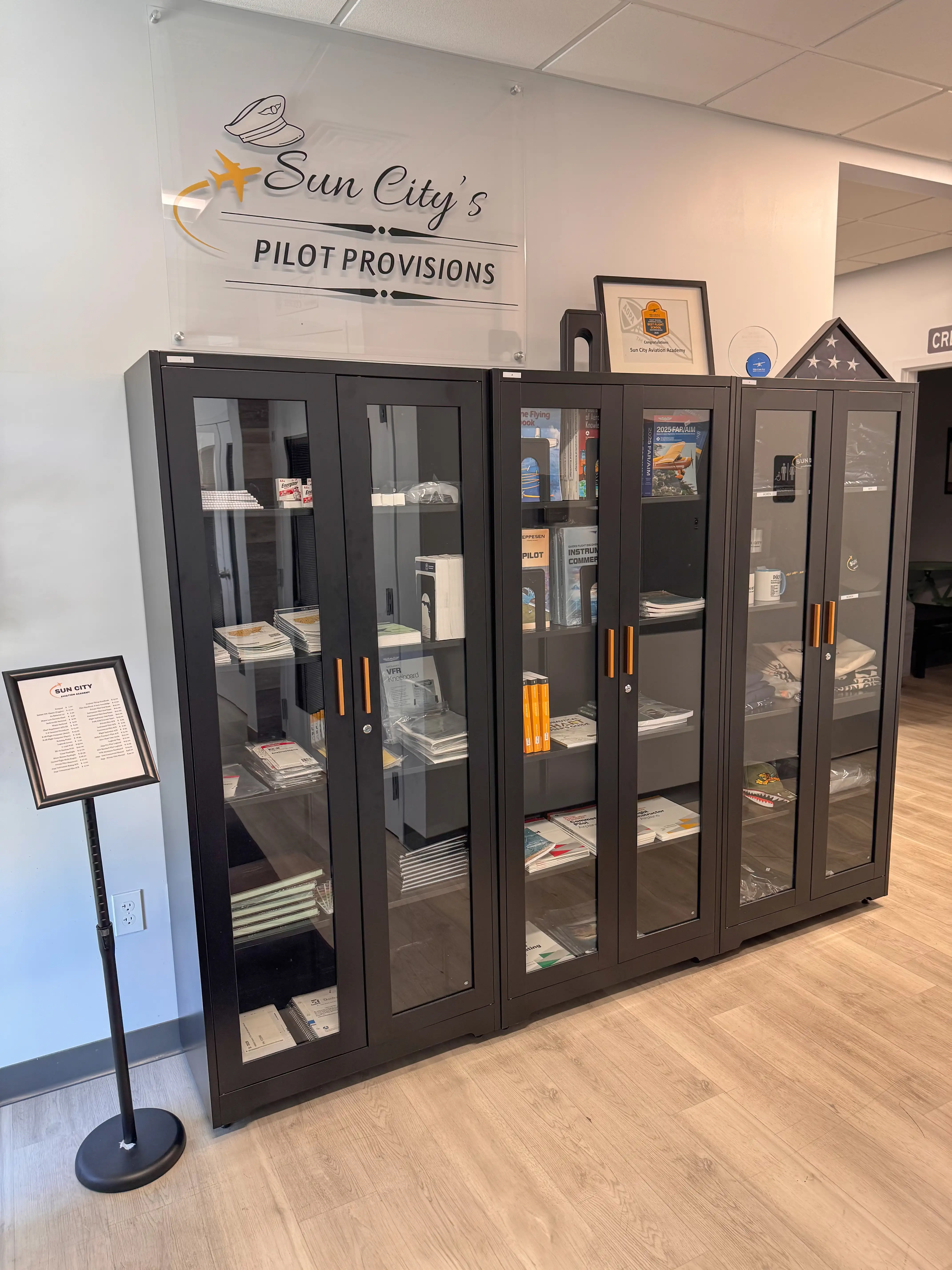 Suncity's provision store shell of supplies