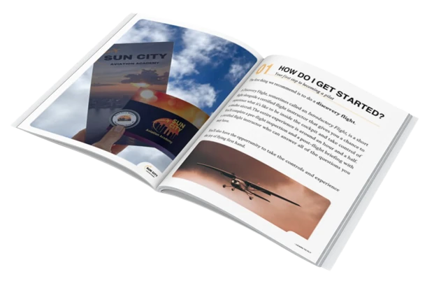 Picture of our free how to be a pilot training guide