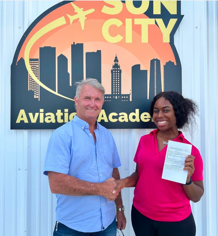 Congratulations to Jaleesa Watson for passing her Private Pilot check-ride!