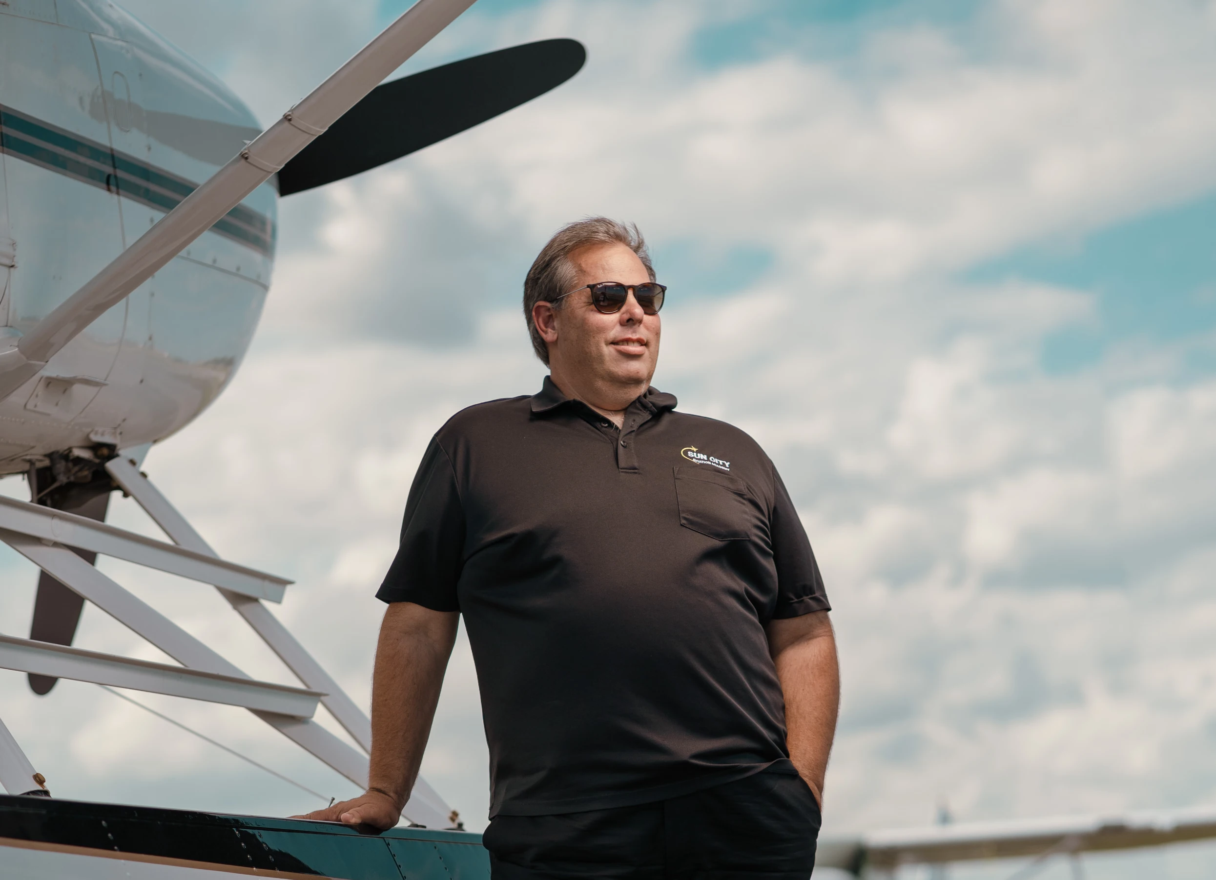 Luke Poulos, founder and owner of Sun City Aviation Academy