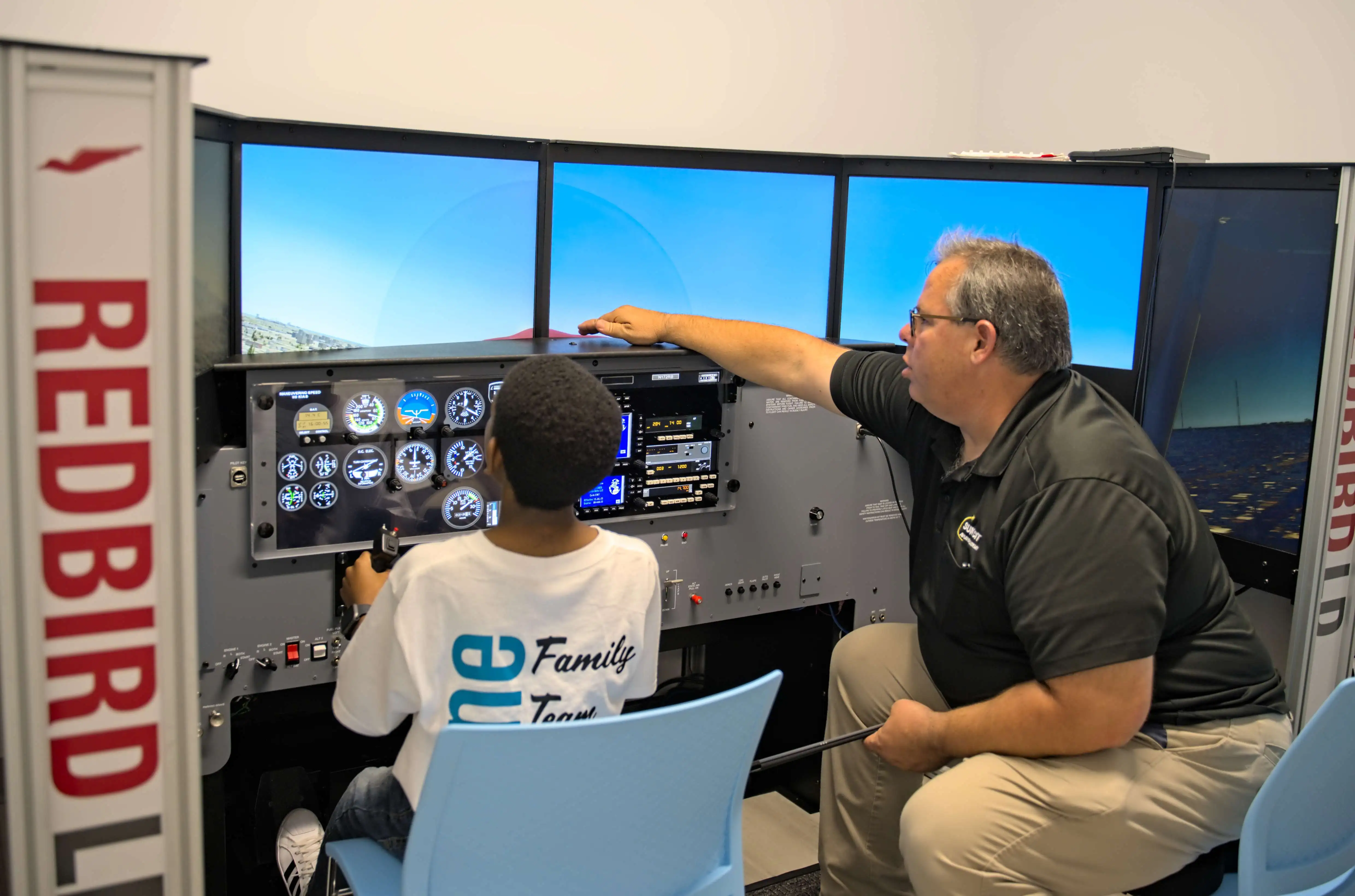 Sun City Aviation Academy Redbird simulator